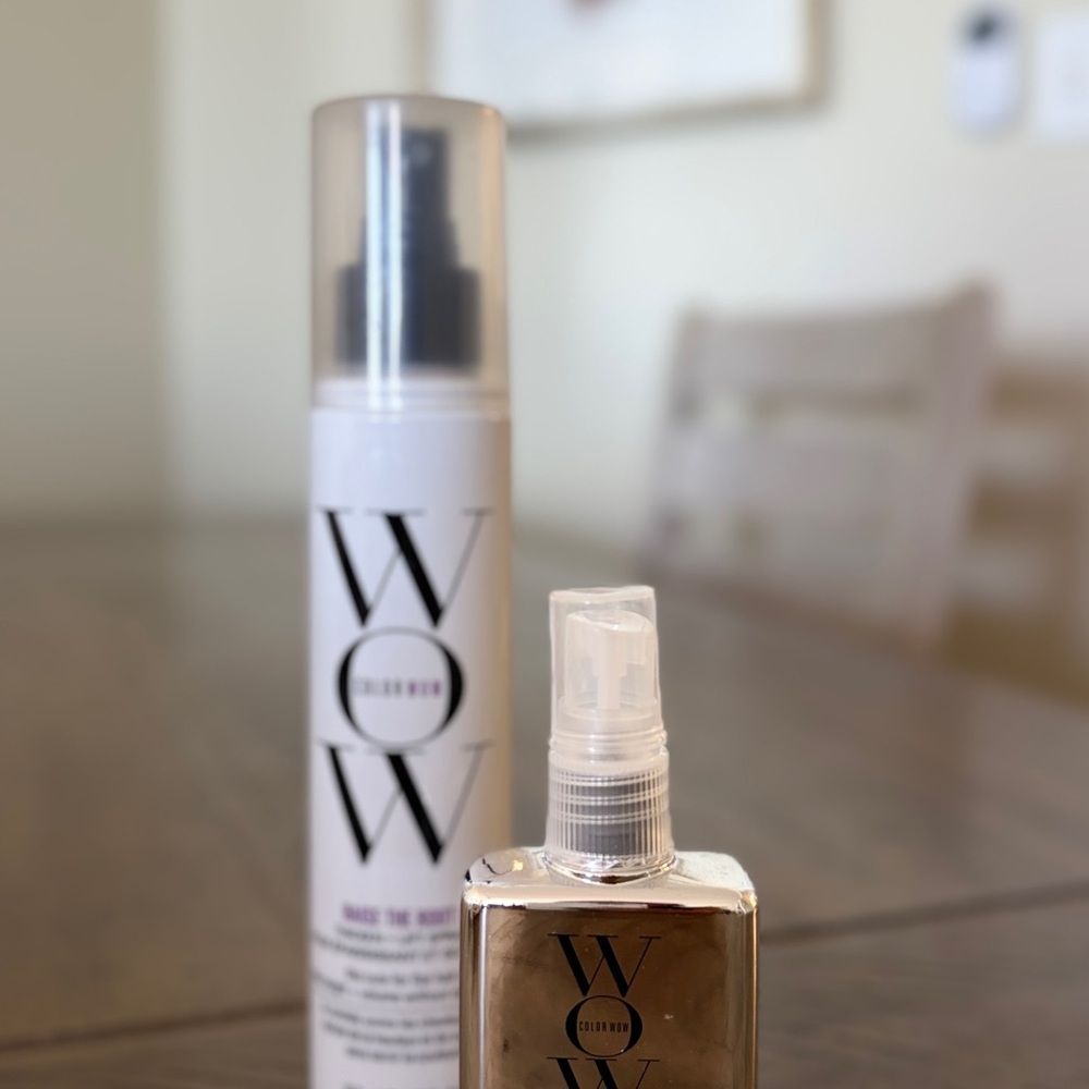 Color Wow Raise the Root and Dream Coat Hair Styling Set - Silver and White